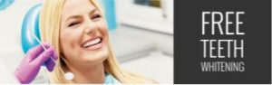 A happy woman sitting on a dental chair, smiling confidently