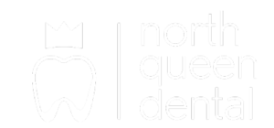 North Queen Dental White Logo
